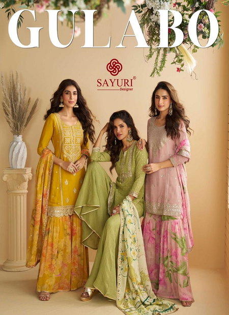 Gulabo By Sayuri Chinon Silk Wholesale Readymade Suits Suppliers In Mumbai